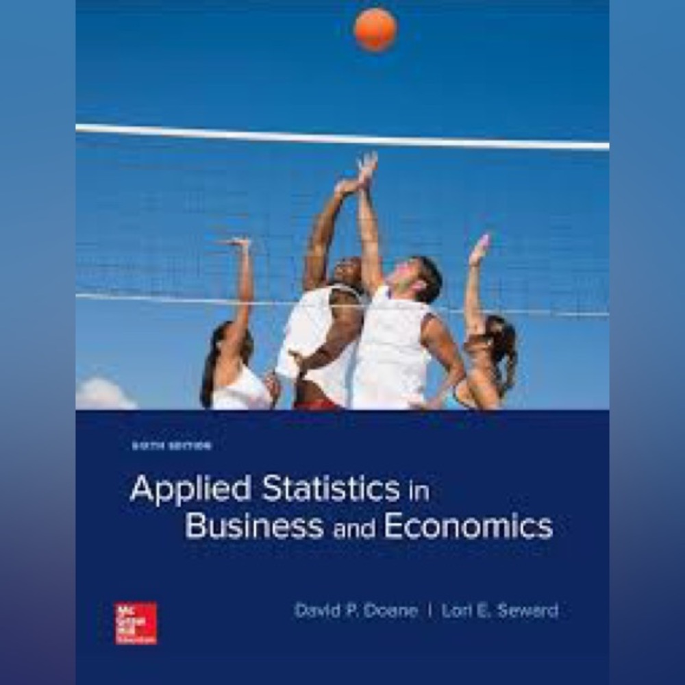 Applied Statistics in Business and Economics sixth edition